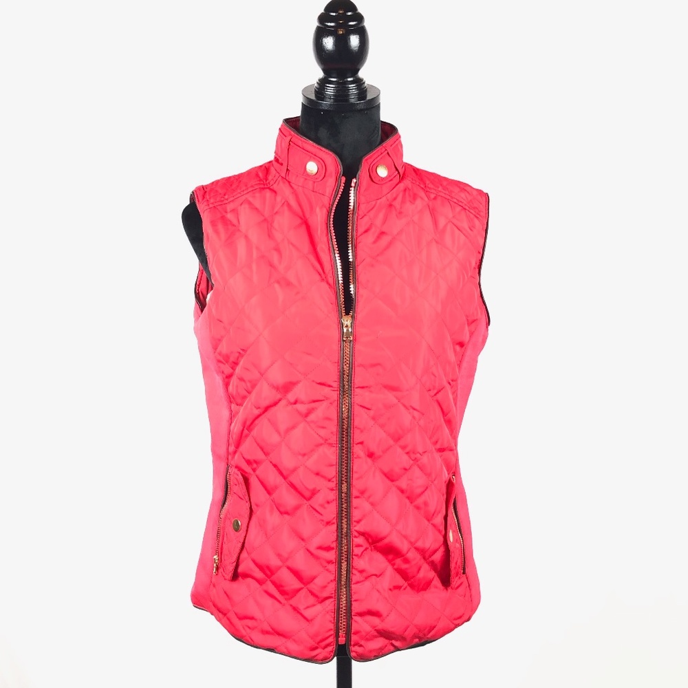 Cavalini Red Quilted Vest